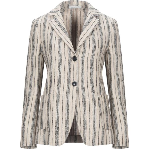 blazer Biancoghiaccio bianco a righe