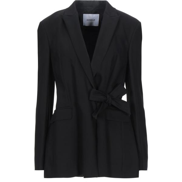 blazer Dondup nero tinta unita