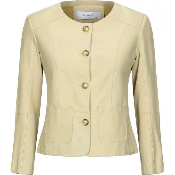 blazer Bully marrone tinta unita