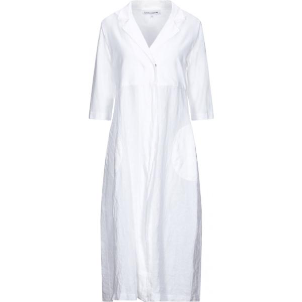 cappotti European Culture bianco tinta unita