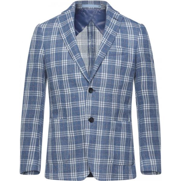 giacche Herman & Sons blu scozzese