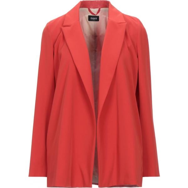 blazer EMME by MARELLA rosso tinta unita