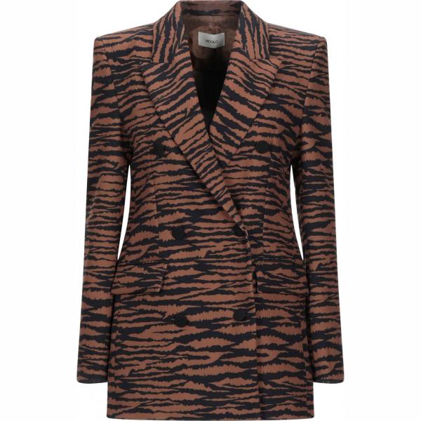 blazer Vicolo marrone animalier