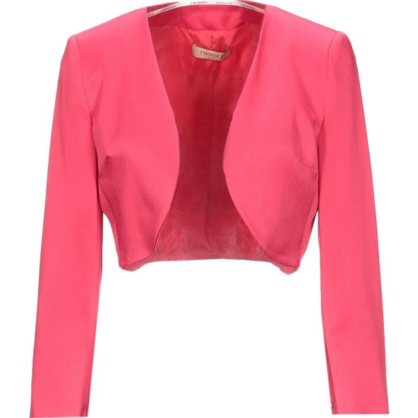 blazer Twinset rosa tinta unita