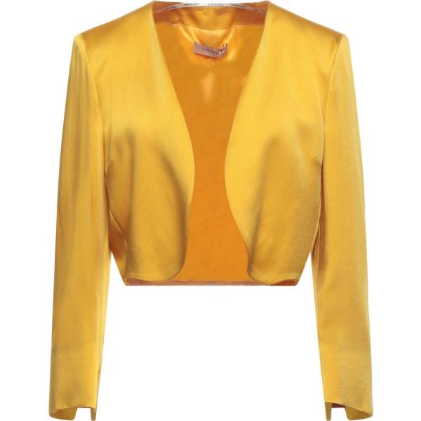 blazer Twinset marrone tinta unita