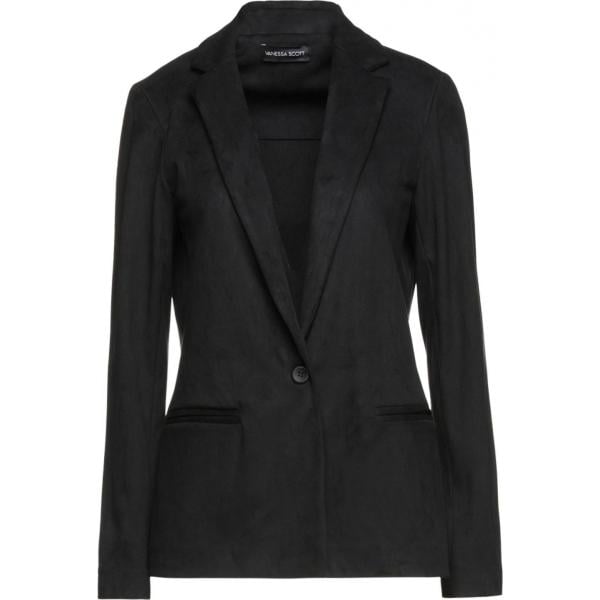 blazer Vanessa Scott nero tinta unita