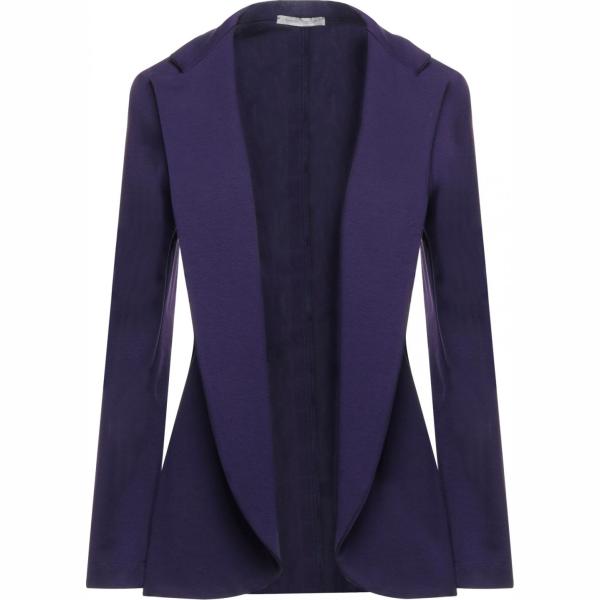 blazer Biancoghiaccio blu tinta unita