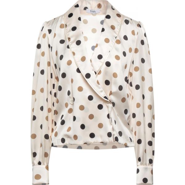 blazer Tenax bianco a pois