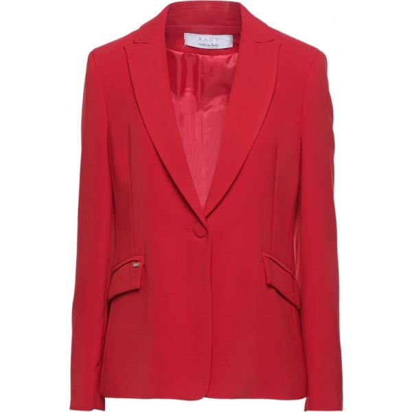 blazer Kaos rosso tinta unita