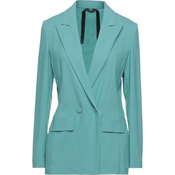 blazer Carla G. verde tinta unita