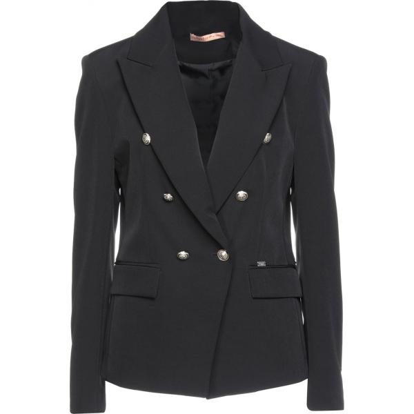 blazer Paola Prata nero tinta unita