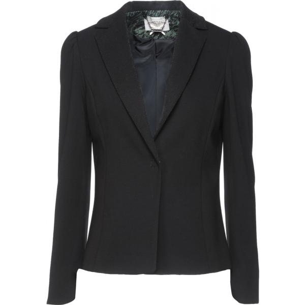 blazer Fracomina nero tinta unita