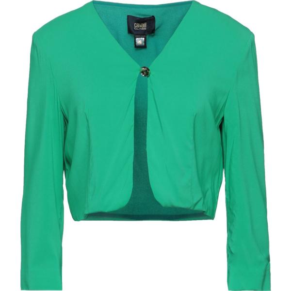 blazer Cavalli Class verde tinta unita