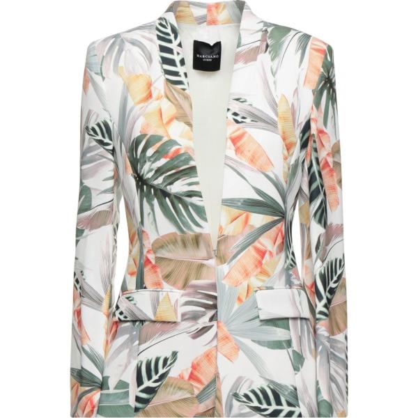 blazer Marciano bianco a fiori