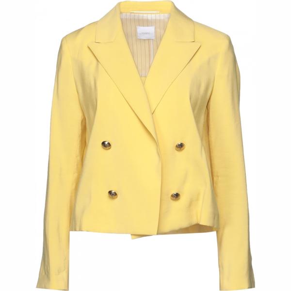 blazer ..,Merci giallo tinta unita