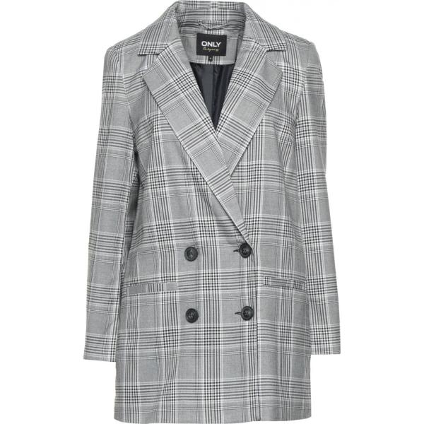blazer Only grigio principe di galles