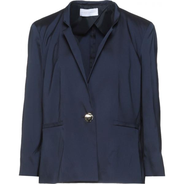 blazer Diana Gallesi blu tinta unita
