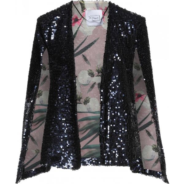 blazer De Hart nero a fiori