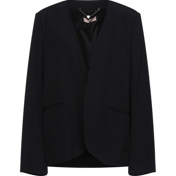 blazer Twinset nero tinta unita