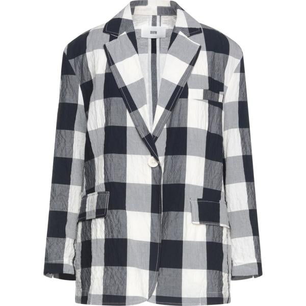 blazer Solotre grigio a quadri