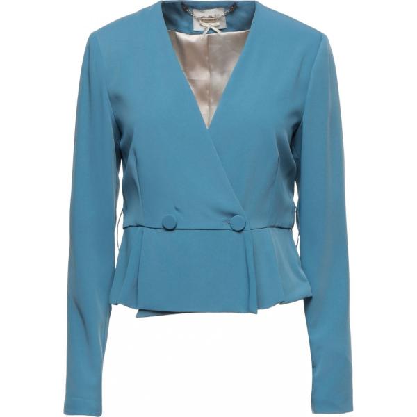 blazer Fracomina blu tinta unita