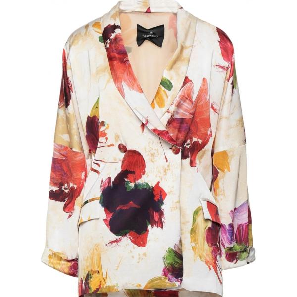 blazer Compagnia Italiana bianco a fiori