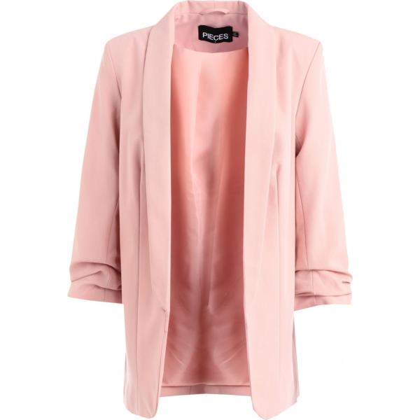 blazer Pieces rosa tinta unita