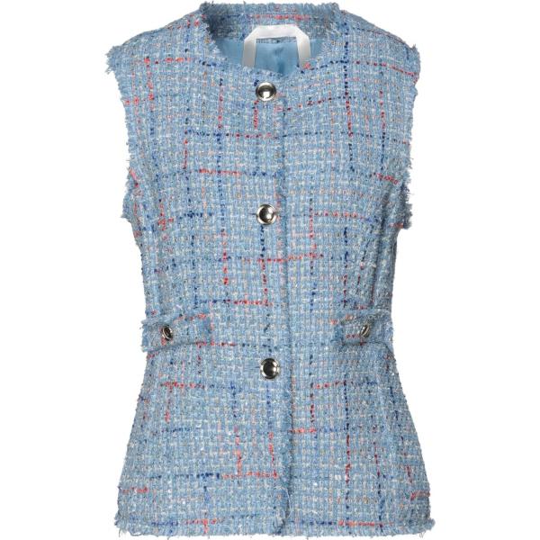 blazer Carla G. blu a quadri