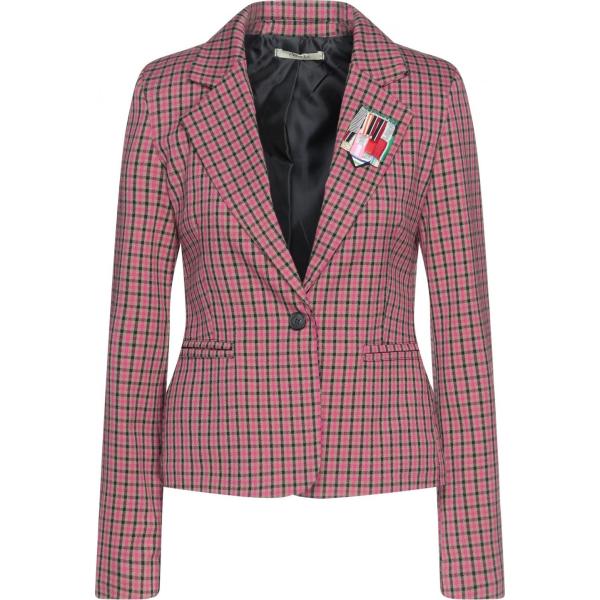 blazer No-Nà viola a quadri