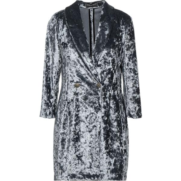 blazer Vanessa Scott grigio tinta unita