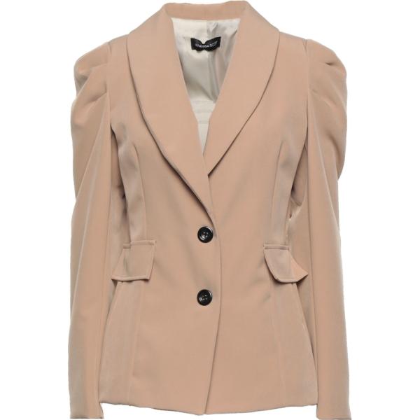 blazer Vanessa Scott marrone tinta unita