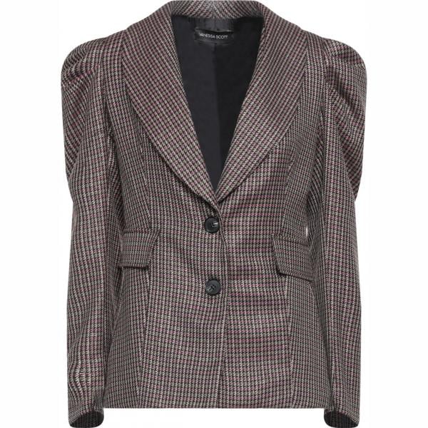 blazer Vanessa Scott marrone pied de poule