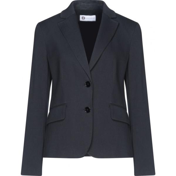 blazer Diana Gallesi grigio tinta unita