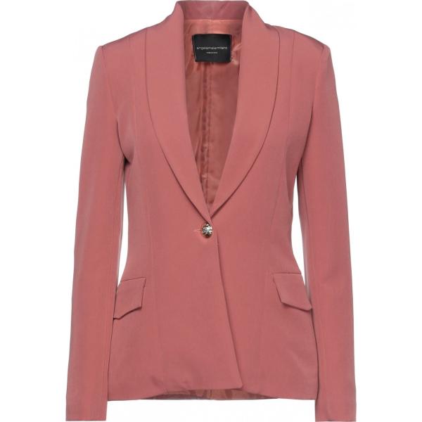blazer Angela Mele Milano rosa tinta unita