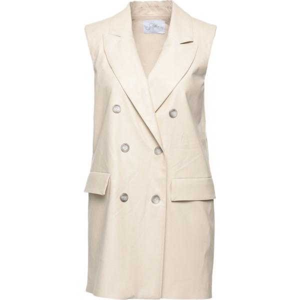blazer Soallure bianco tinta unita