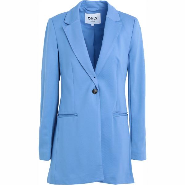 blazer Only blu tinta unita
