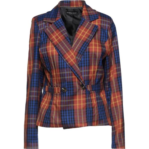 blazer Vanessa Scott marrone scozzese