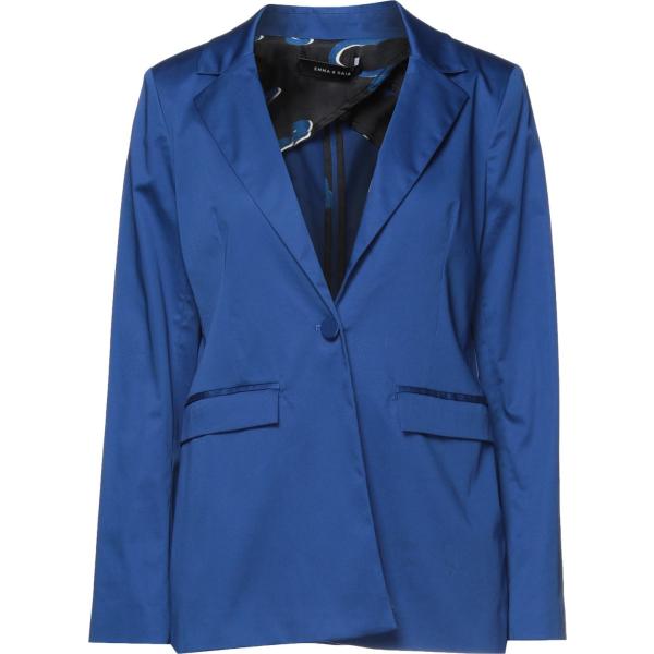 blazer Emma & Gaia blu tinta unita