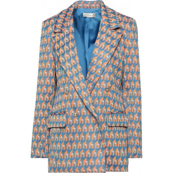 blazer Haveone blu geometrica