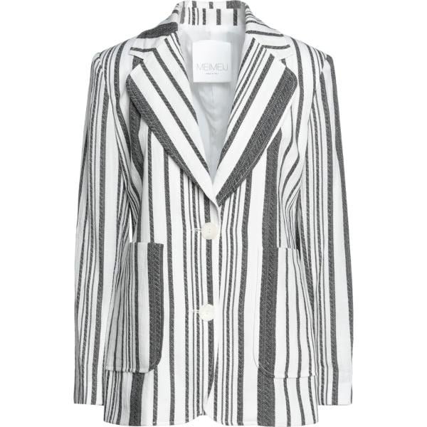blazer Meimeij bianco a righe