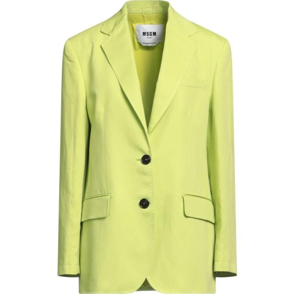blazer Msgm giallo tinta unita