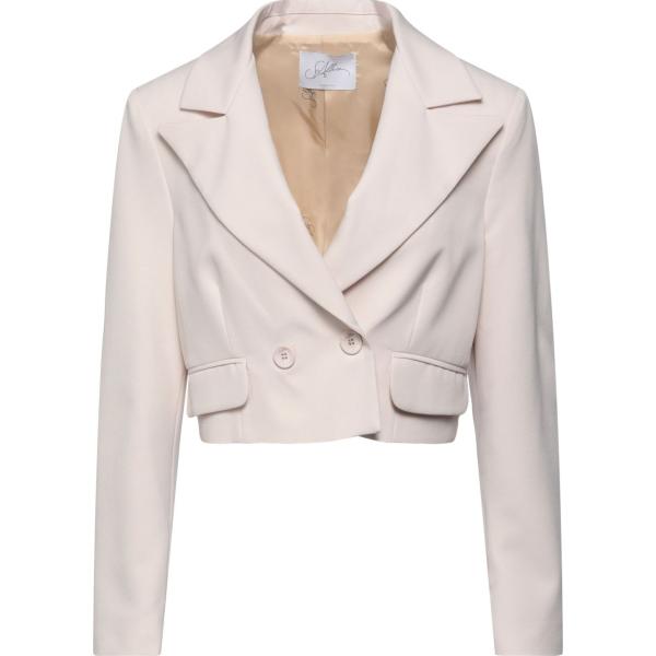 blazer Soallure rosa tinta unita