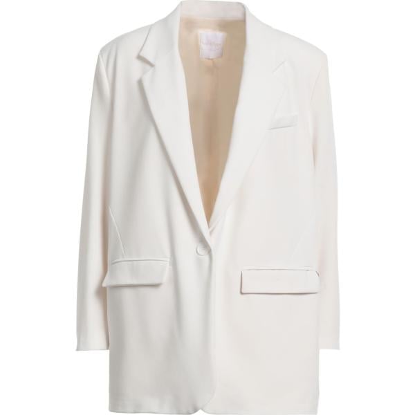 blazer Ottodame bianco tinta unita