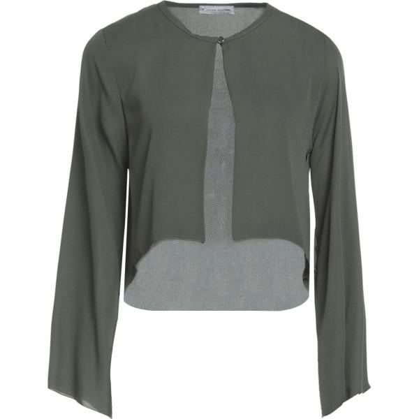 blazer BOUTIQUE de la FEMME verde tinta unita