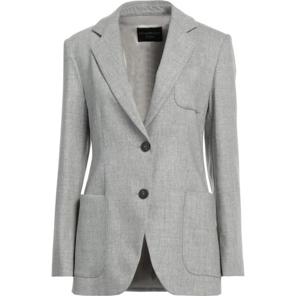 blazer Emporio Armani grigio tinta unita