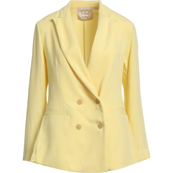 blazer True Royal giallo tinta unita