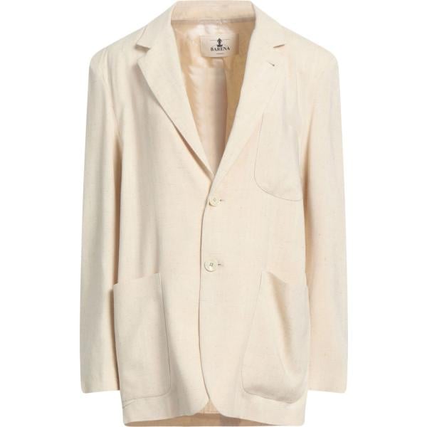 blazer Barena bianco tinta unita