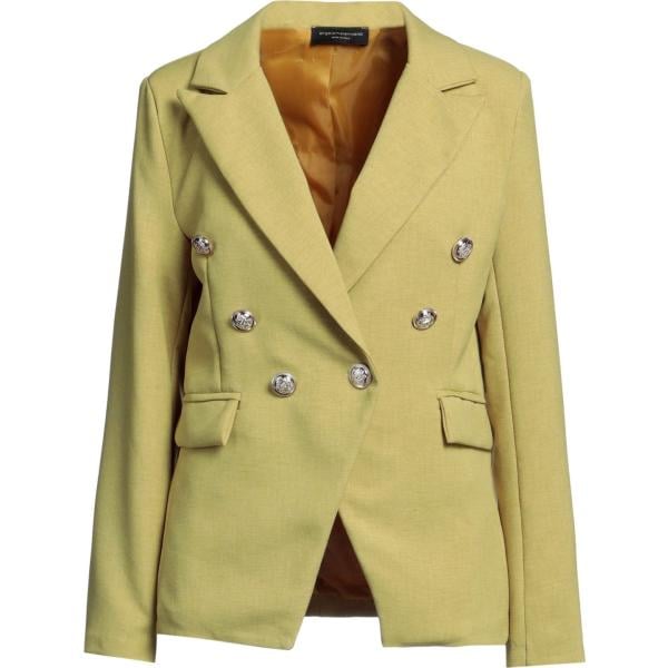 blazer Angela Mele Milano giallo tinta unita