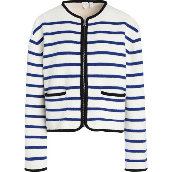 blazer Arket bianco a righe