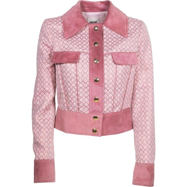 blazer Moschino Cheap And Chic rosa geometrica